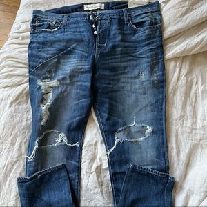 Gap No Stretch Relaxed Boyfriend Jeans